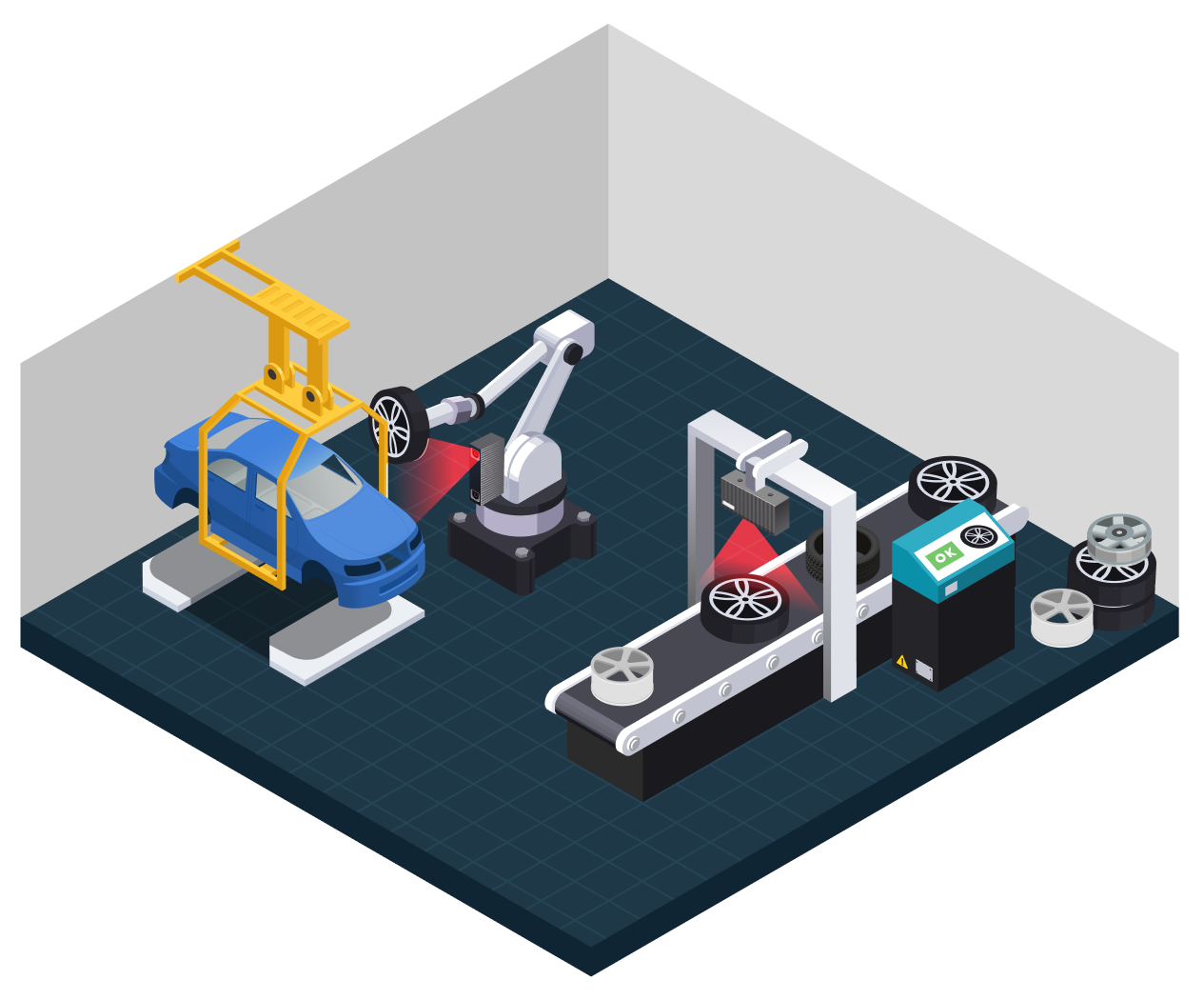 Wheel-Tire Automatic Installation System