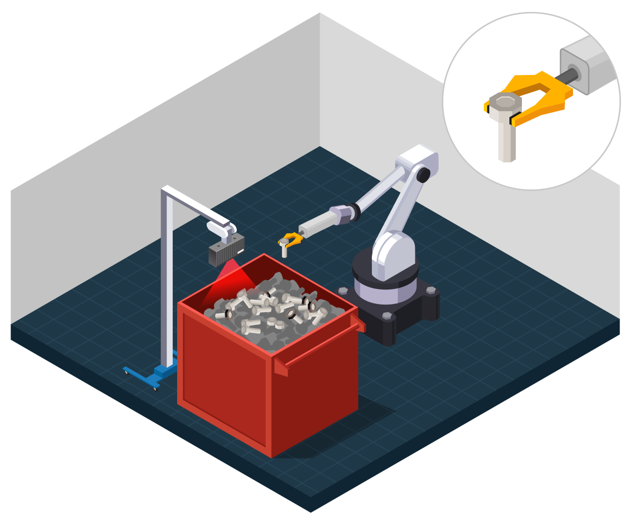 Bolt Bin Picking System